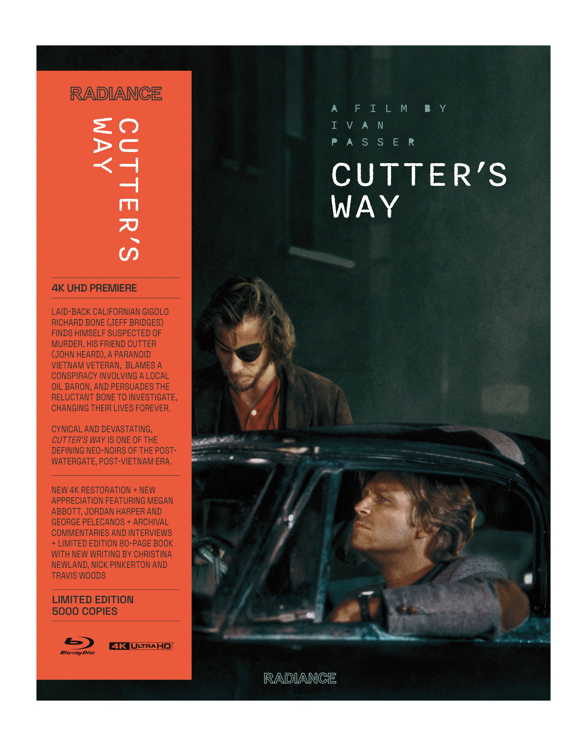 Cutter's Way (Limited Edition) (4K Ultra HD) Cover Art