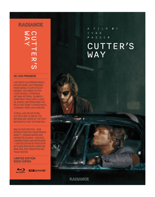 Cutter's Way (Limited Edition) (4K Ultra HD) Cover Art